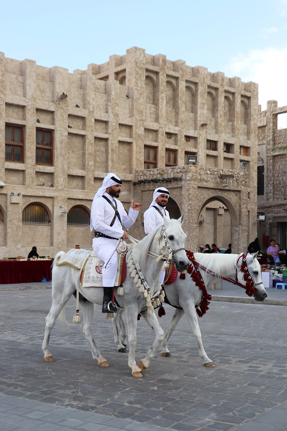 Exploring Doha - Gaurds in the Souq