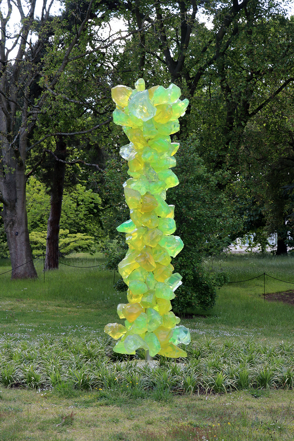 Green Sculpture at Chihuly Glass at Kew Gardens