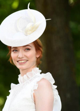 Hats for Royal Ascot Inspiration - Eleanor Tomlinson at Ascot 2017