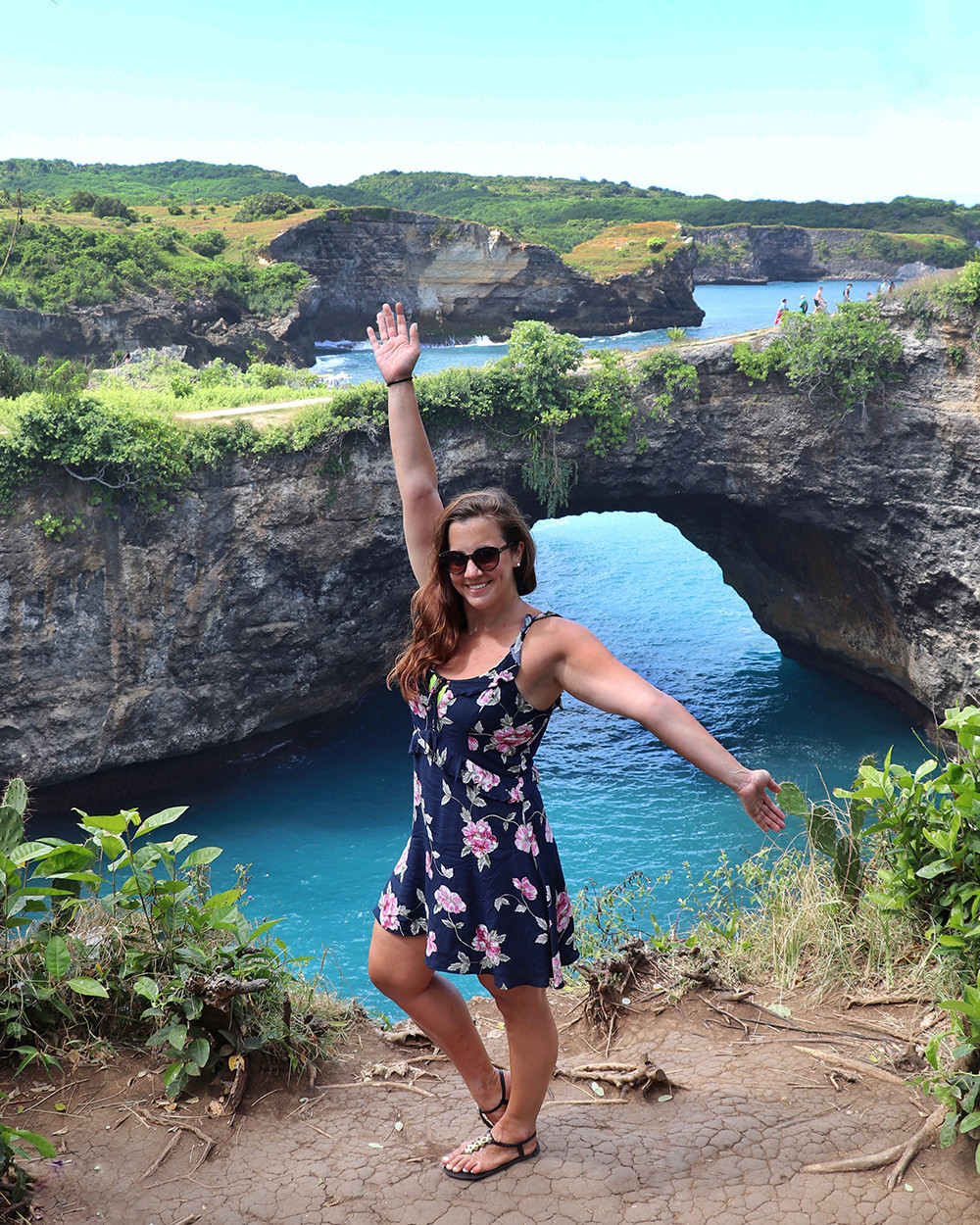 Kelly at Nusa Penida Broken Beach