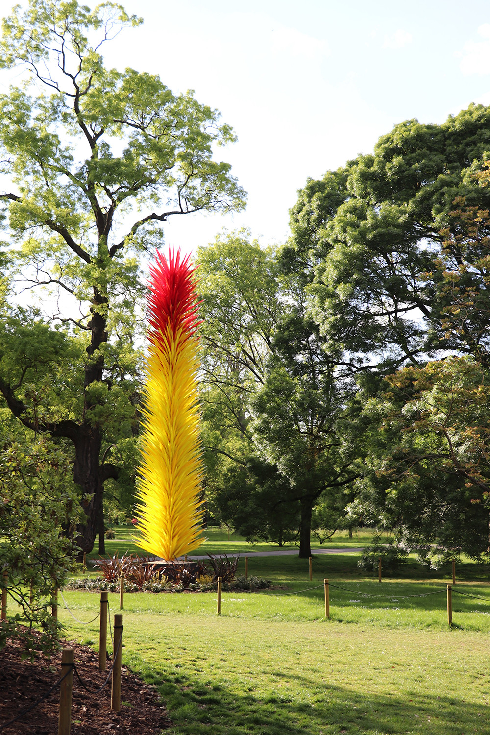Spiral at Chihuly Glass at Kew Gardens