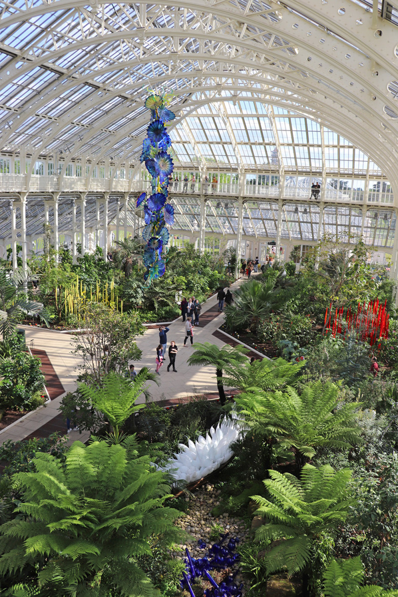Temperate House Sculptures at Chihuly Glass at Kew Gardens