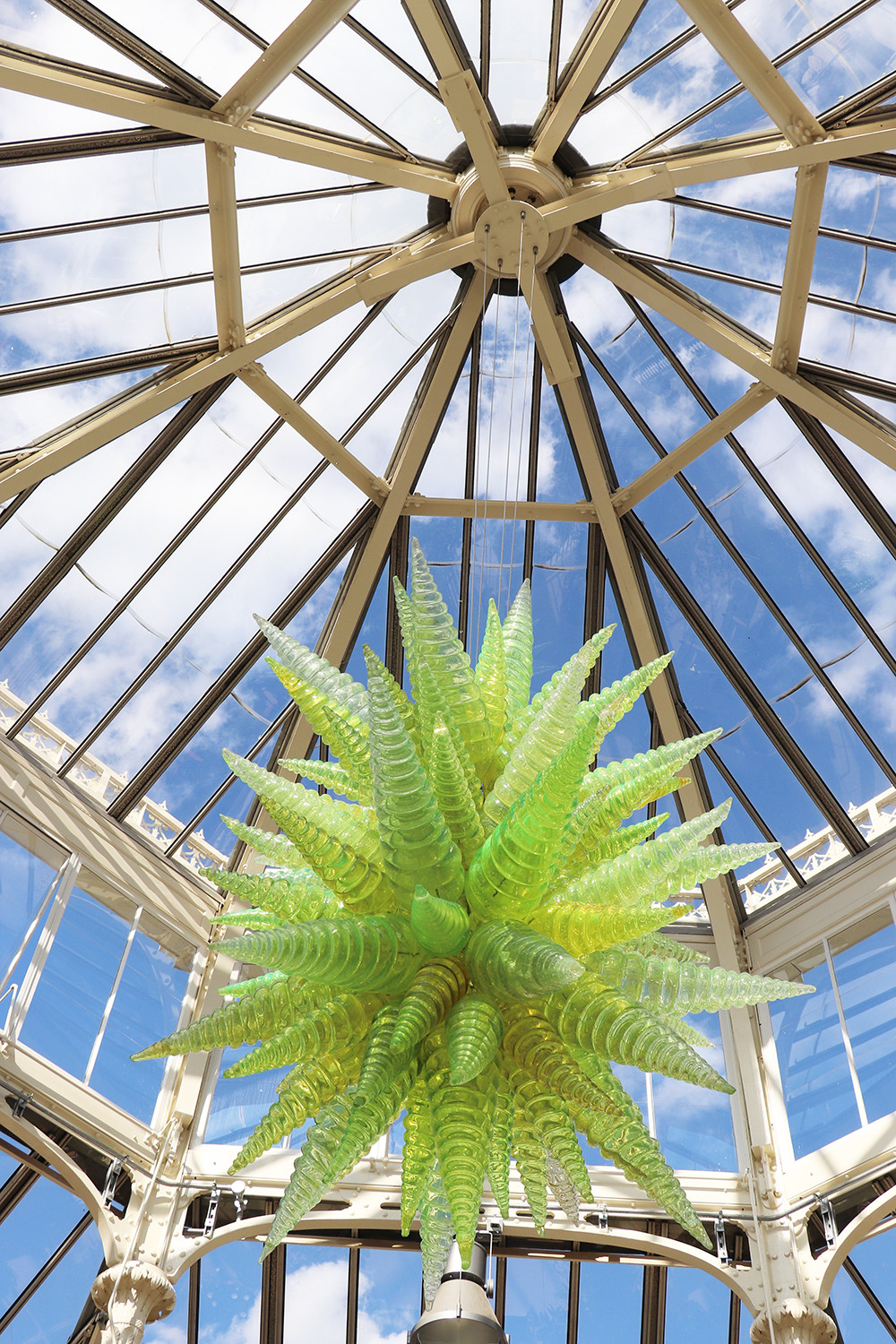 Temperate House at Chihuly Glass at Kew Gardens