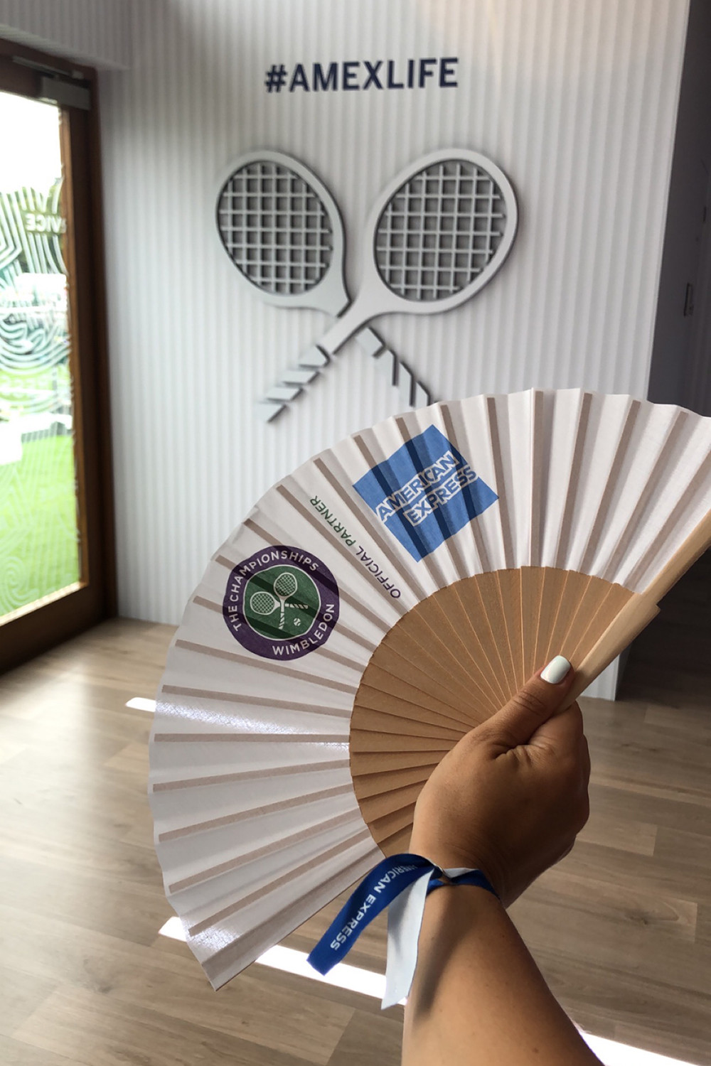 American Express Lounge Swag at Wimbledon