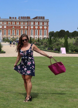 Florals at Hampton Court with Brahmin Anywhere Melbourne Tote