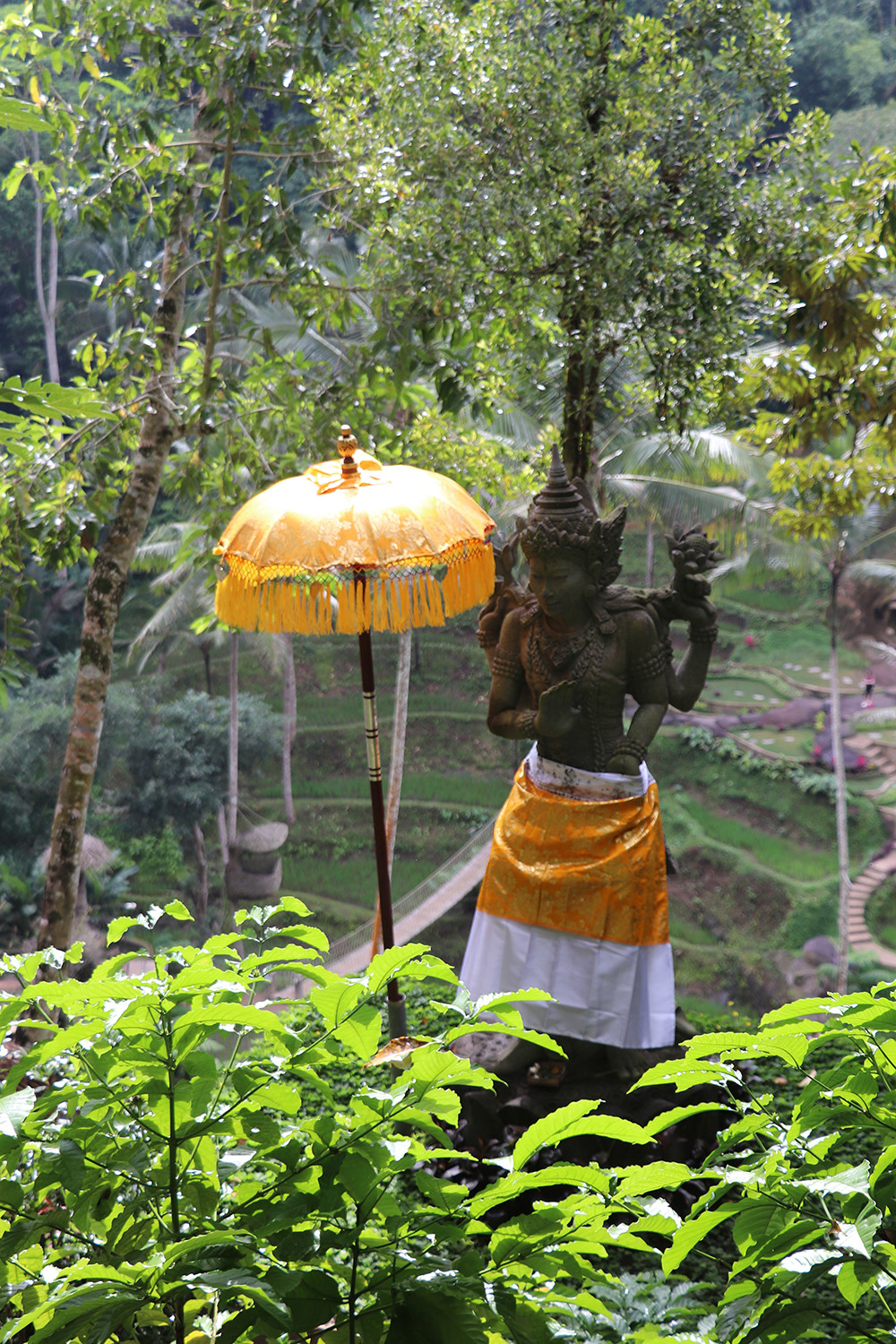 God Statue at at Tegallalang Rice Terrace