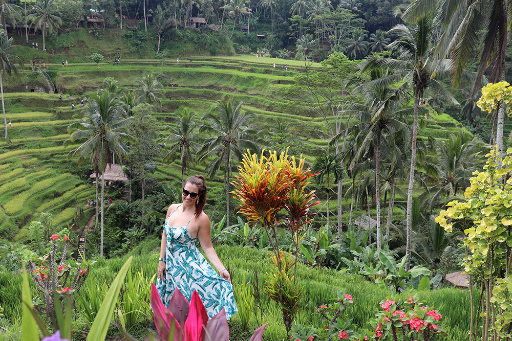 Kelly in Tegallalang Rice Terrace