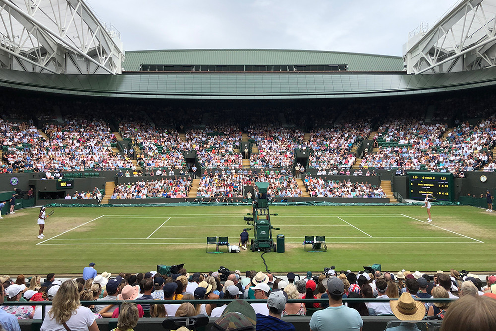 Konta vs Stephens at Wimbledon