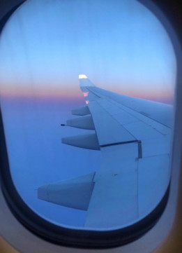 Long Weekend in Ibiza - Plane Sunset