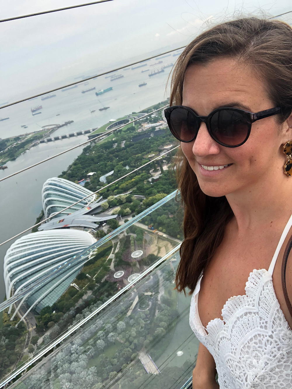 Marina Bay Sands Singapore - Rooftop Selfie