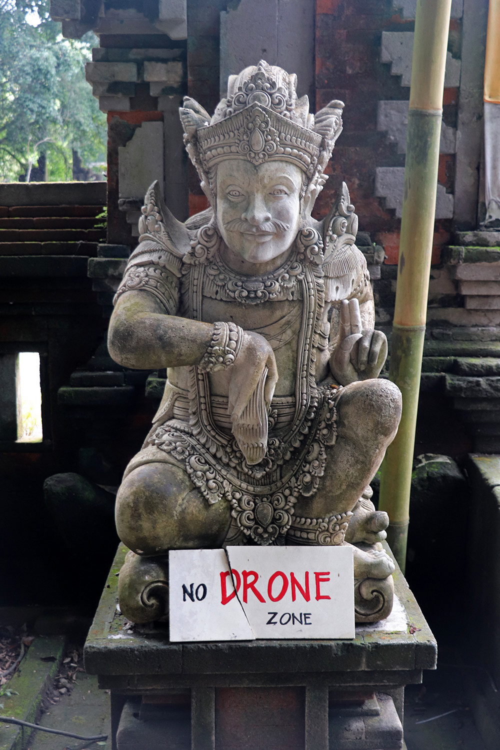 No Drones at Bali Temples