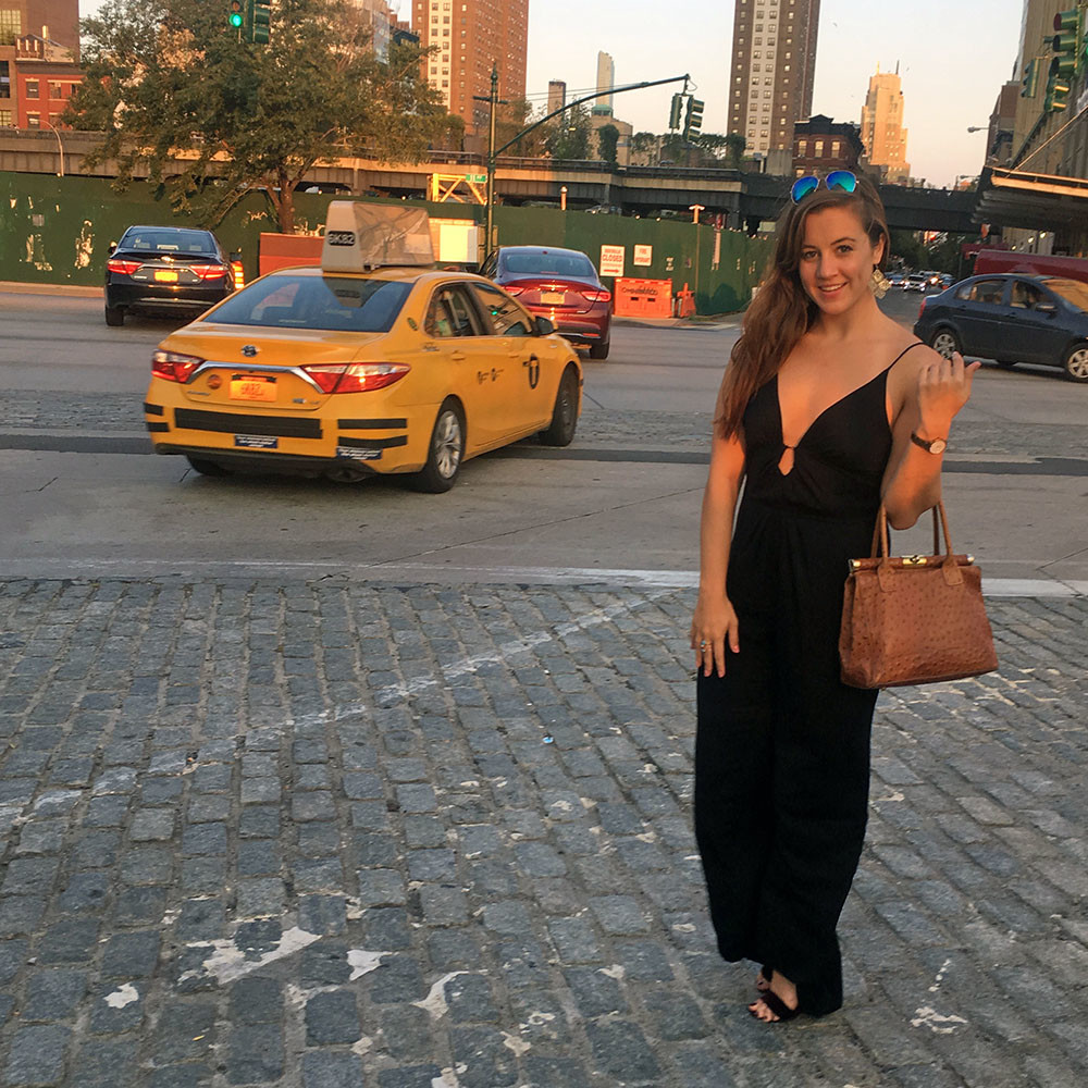 Ostrich Tote at NYFW