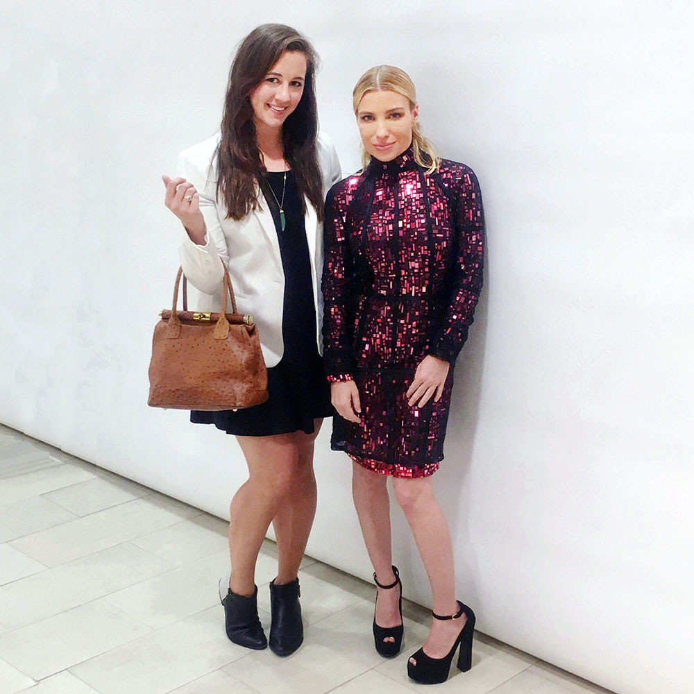 Ostrich Tote with Tracey Anderson