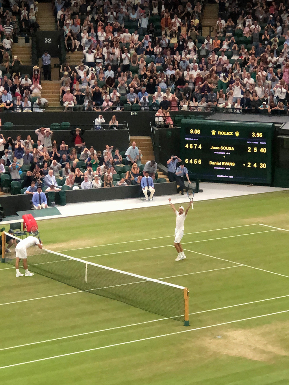 Sousa Win at Wimbledon