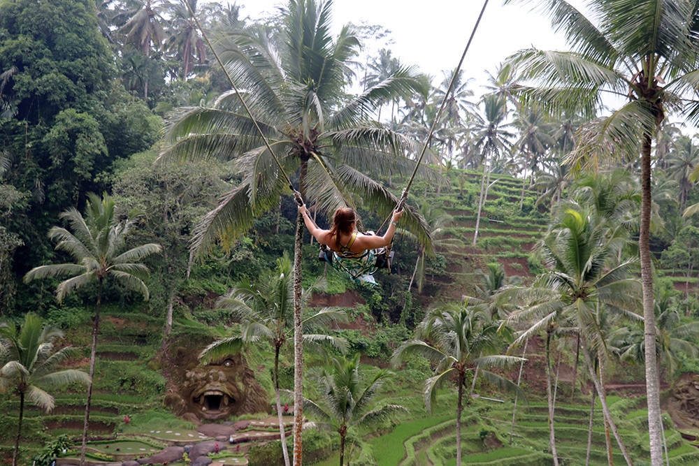 Swing Close Up at Tegallalang Rice Terrace