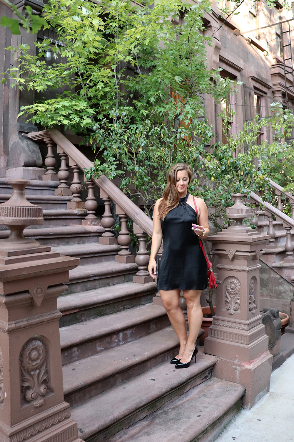 Date Night Look in Red and Black