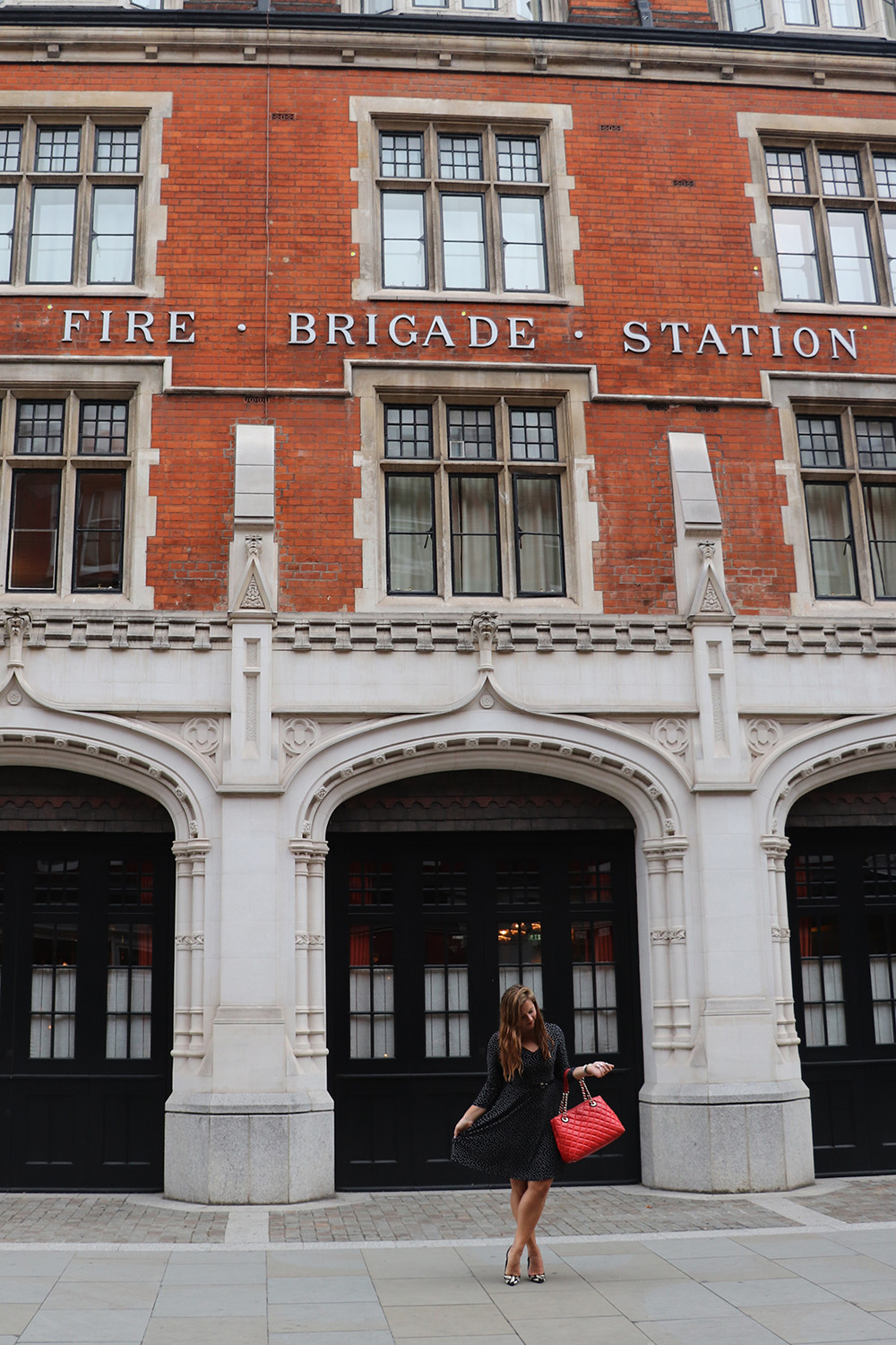 Fashion Blogger in Kate Spade at Chiltern Fire House