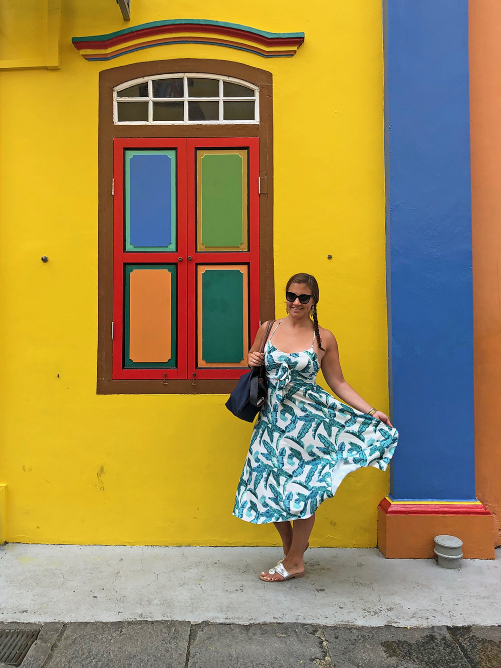 Kelly in Little India Singapore
