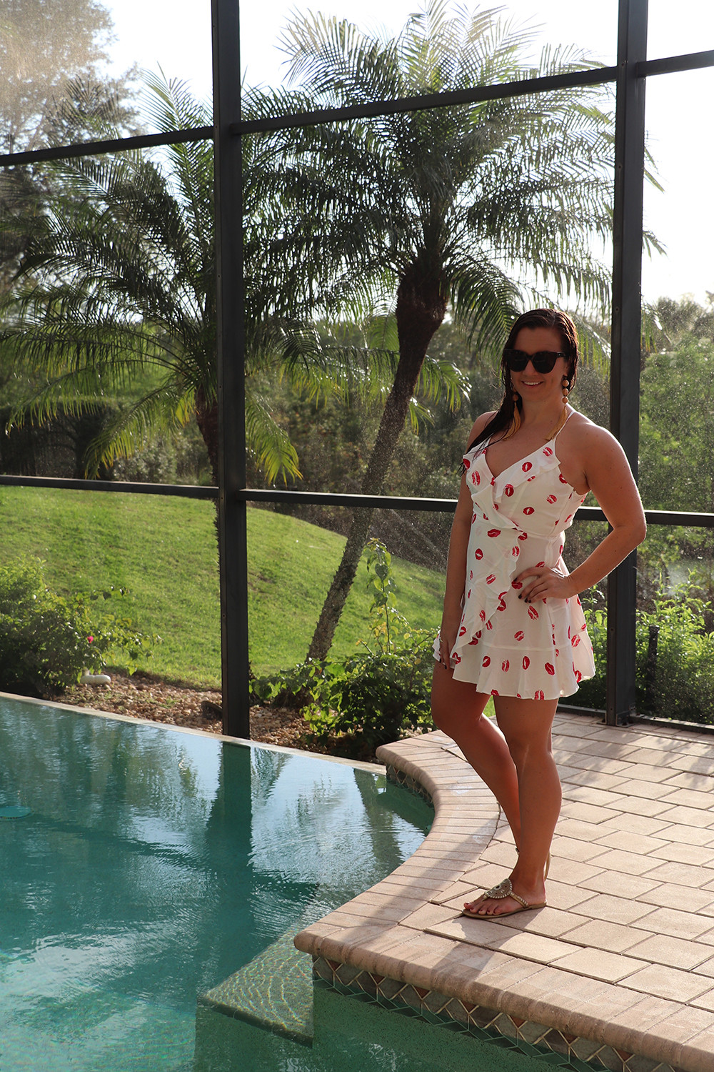 Kisses Dress and Jack Rogers