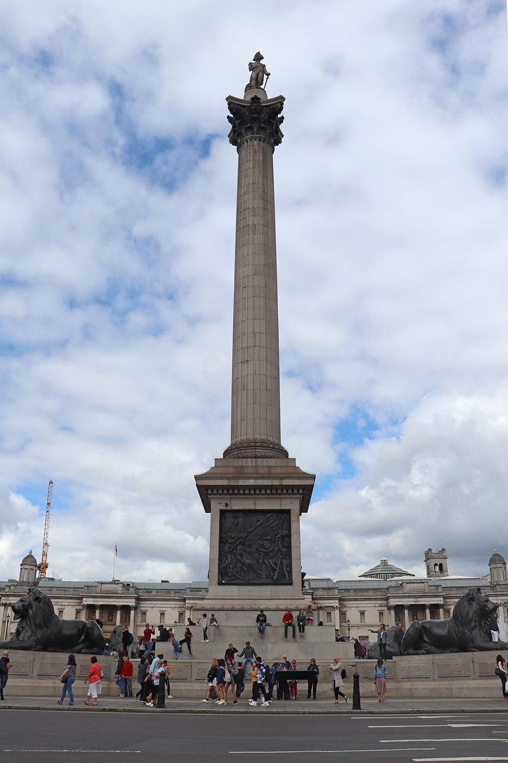 London Bike Tour - Equestrian Statue of Charles at Trafalgar Square