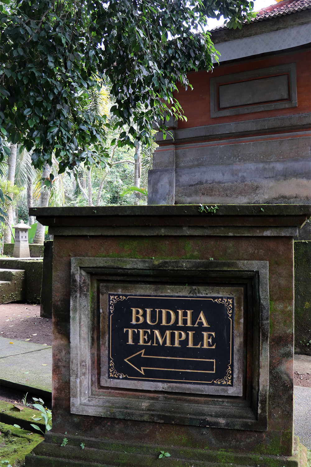 Sign for Goa Gajah Bali Elephant Temple
