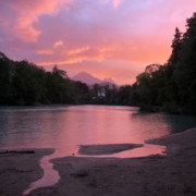 Sunset in Fussen Germany