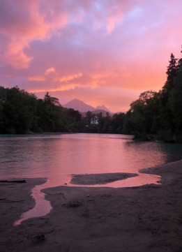 Sunset in Fussen Germany