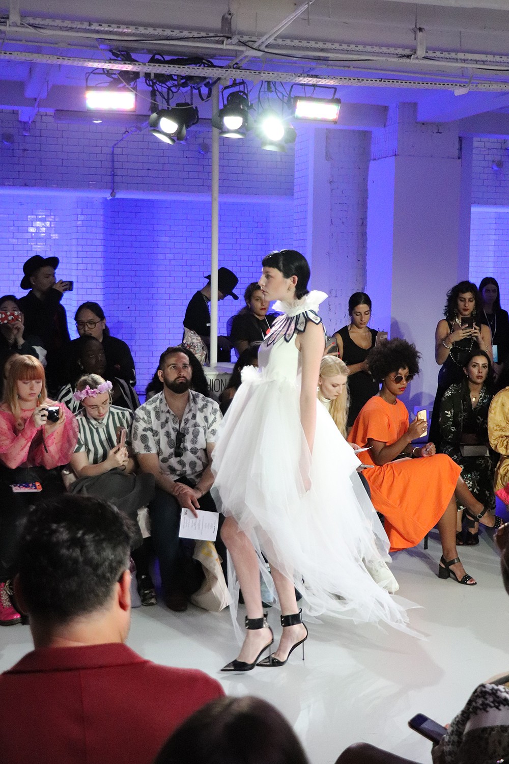 Fashion Scout - LFW - Punk Rave White Look