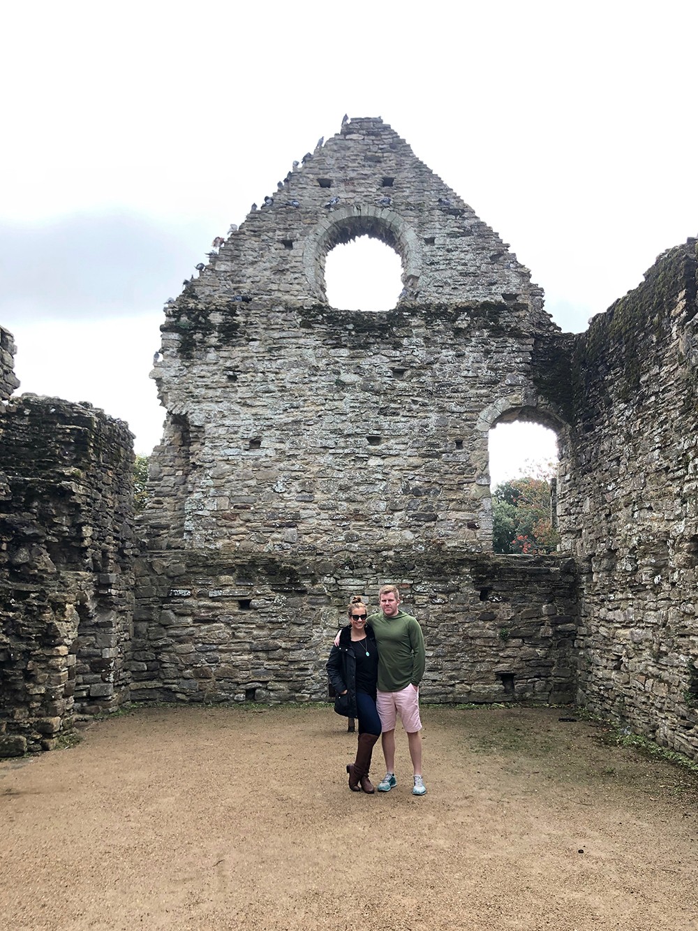 In the Ruins of Christchurch Castle and Norman House