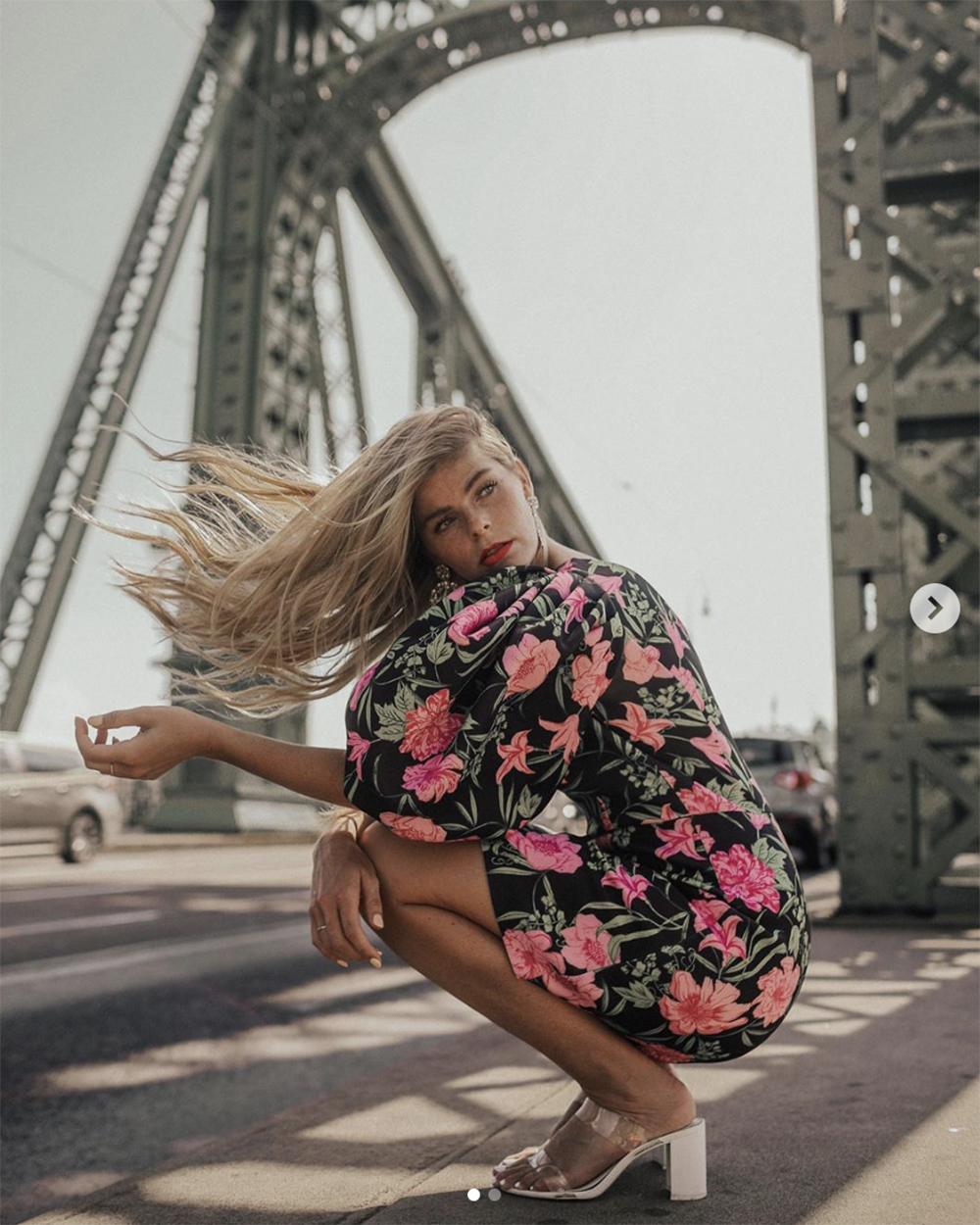 Instagram Crush Paige Arminta - Liberty Bridge in Budapest, Hungary