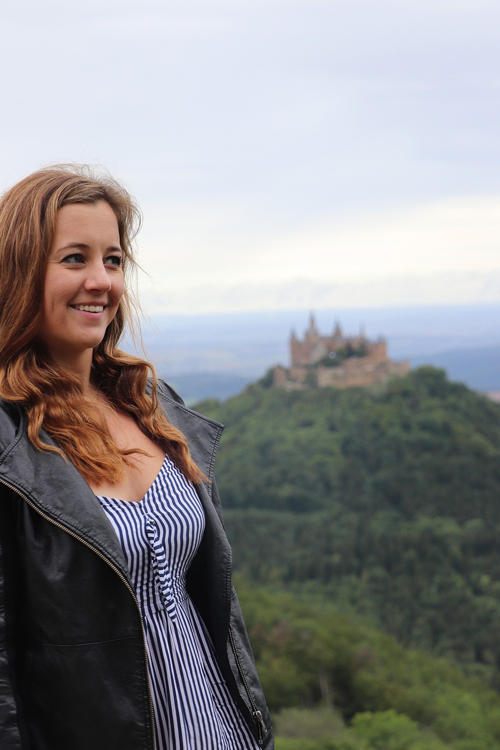 Kelly Across from Burg Hohenzollern