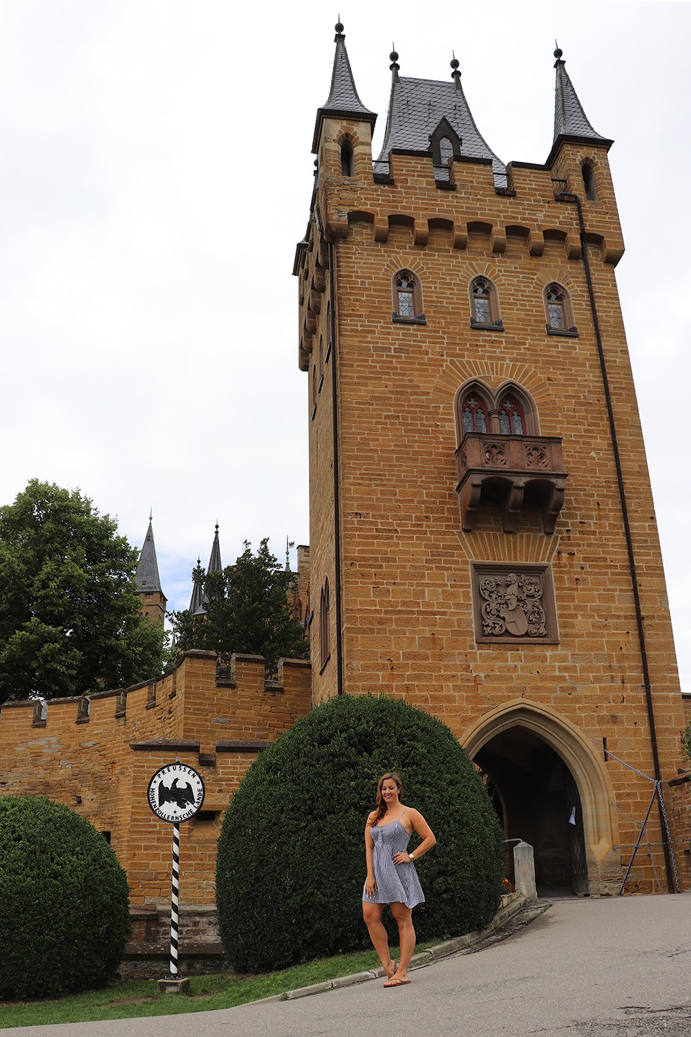 Kelly at Burg Hohenzollern