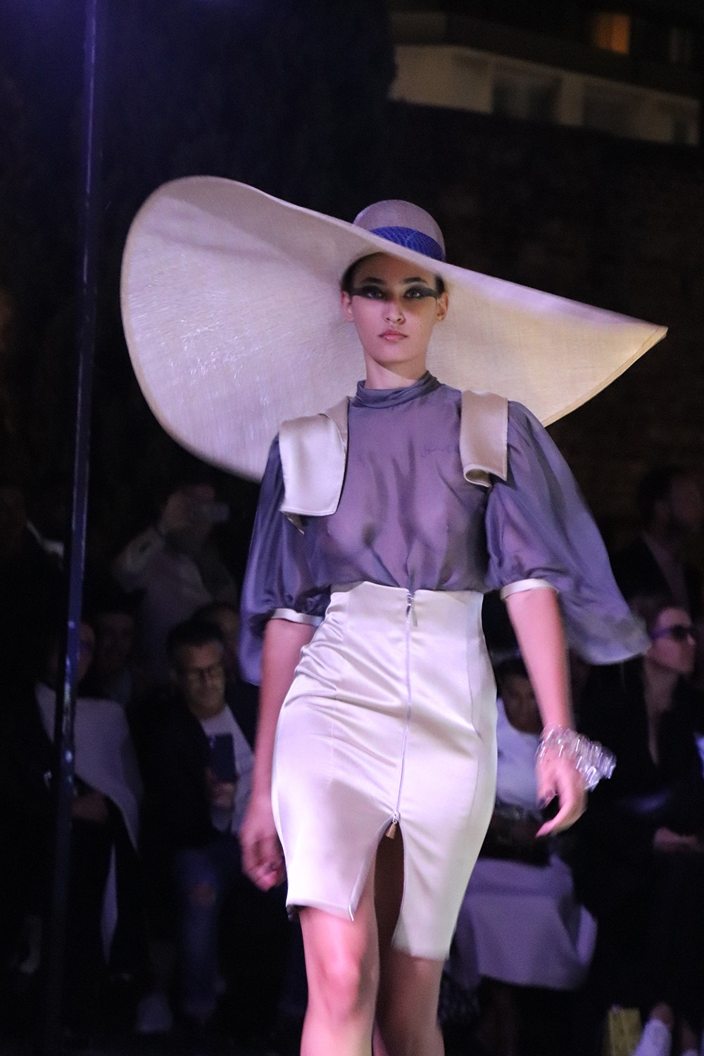 Large Hat at Maison Manuele Canu Milan Fashion Week Show