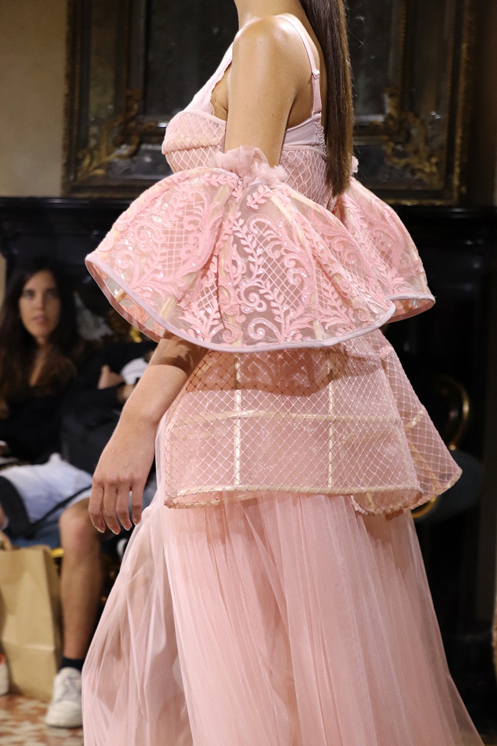 Pink Sleeves at Merrige by eLSi Milan Fashion Week Show