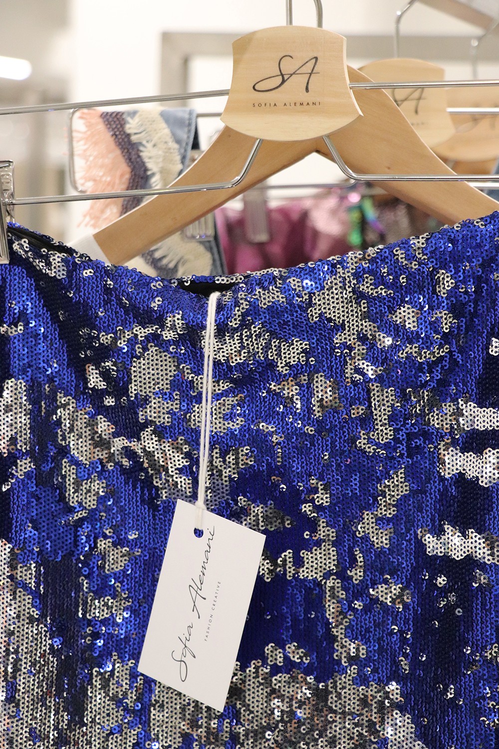 Sofia Alemani Sequin Skirt at Something&nbsp;à&nbsp;La&nbsp;Mode Event in Milan