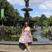 Tie Front Dress at Bethesda Fountain
