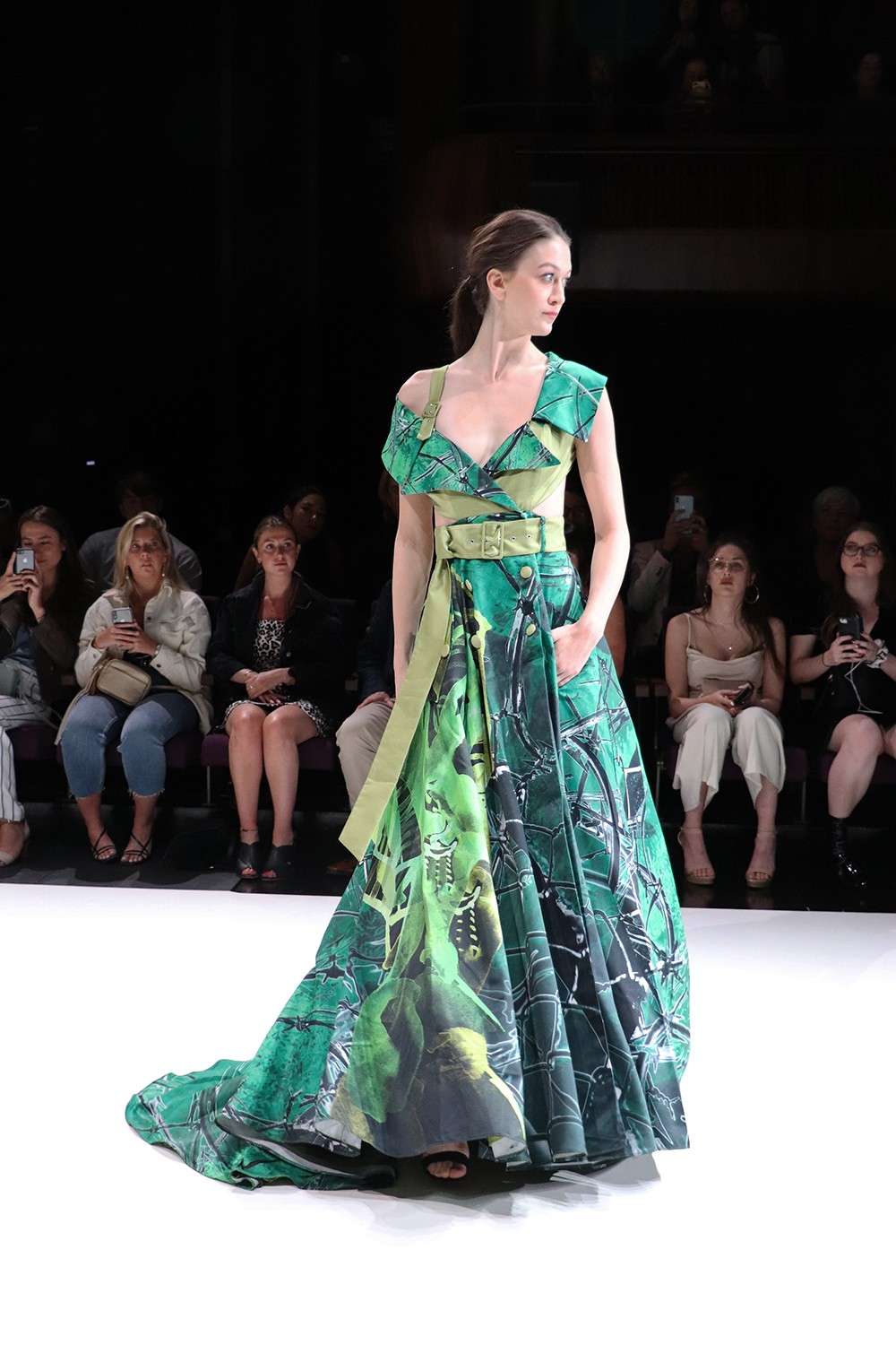 VOUSSOIR London - London Fashion Week - Green Gown