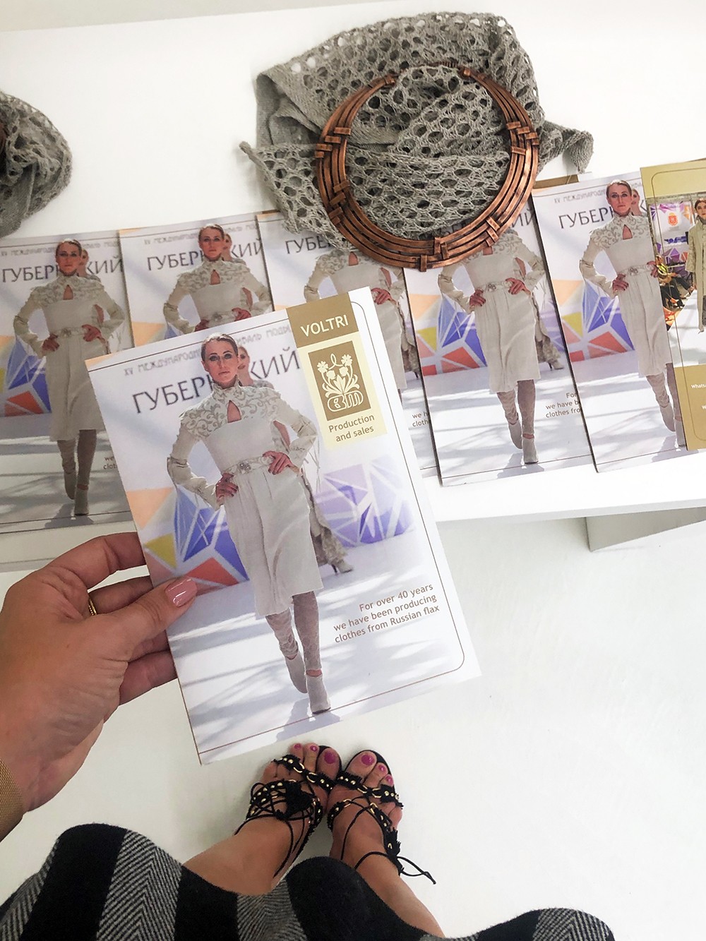 Voltry Brochure at something&nbsp;à&nbsp;La&nbsp;Mode Event in Milan