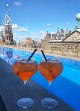 W Hotel Amsterdam Rooftop Aperol Spritz
