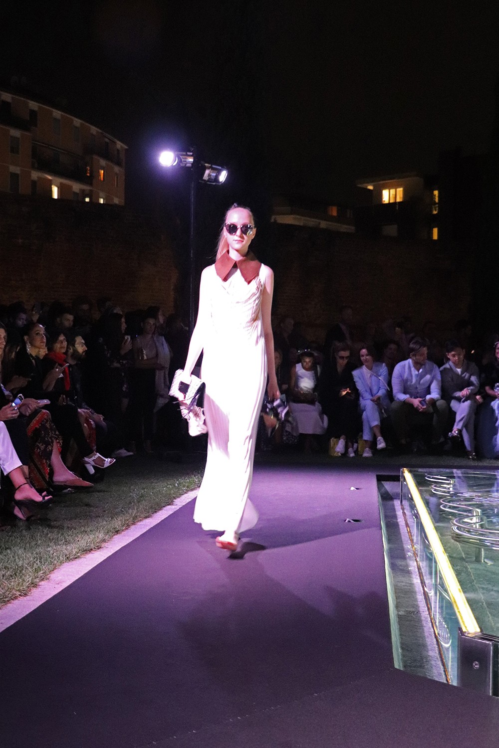 White Look at Maison Manuele Canu Milan Fashion Week Show