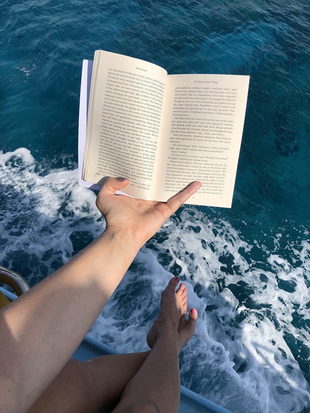 Cyprus Holiday Highlights - Reading on the Ayia Napa Cruise