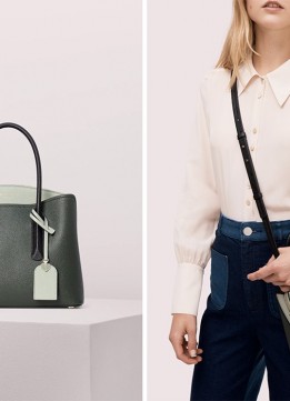 Fall Bags - kate spade margaux medium satchel in deep evergreen multi