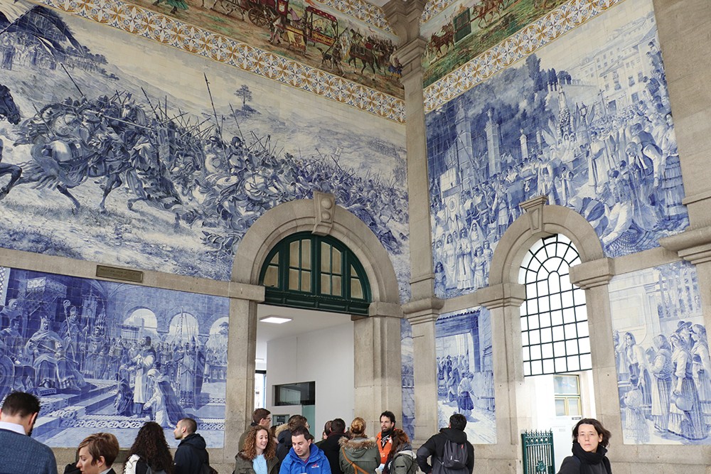 Porto Recommendations - Blue Tiles in the Sao Bento Railway Station