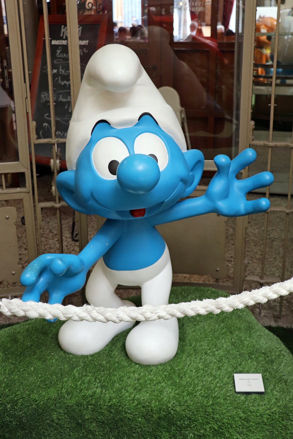 Smurf at Brussels Comic Book Musuem - Musee De La Bd StripMusuem Comics Art Museum