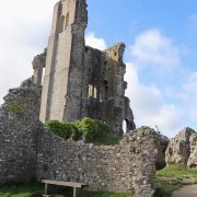 The Corfe Castle Ruins
