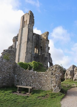 The Corfe Castle Ruins