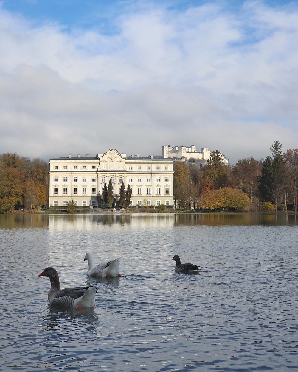 Back of Schloss Leopoldskron Palace from the Sound of Music