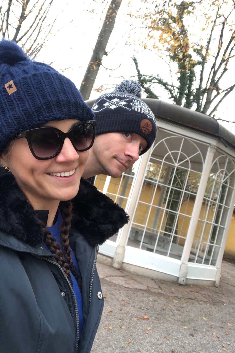 Gazebo Winter Selfie