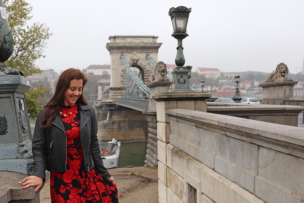 Red and Black in Budapest Hungary
