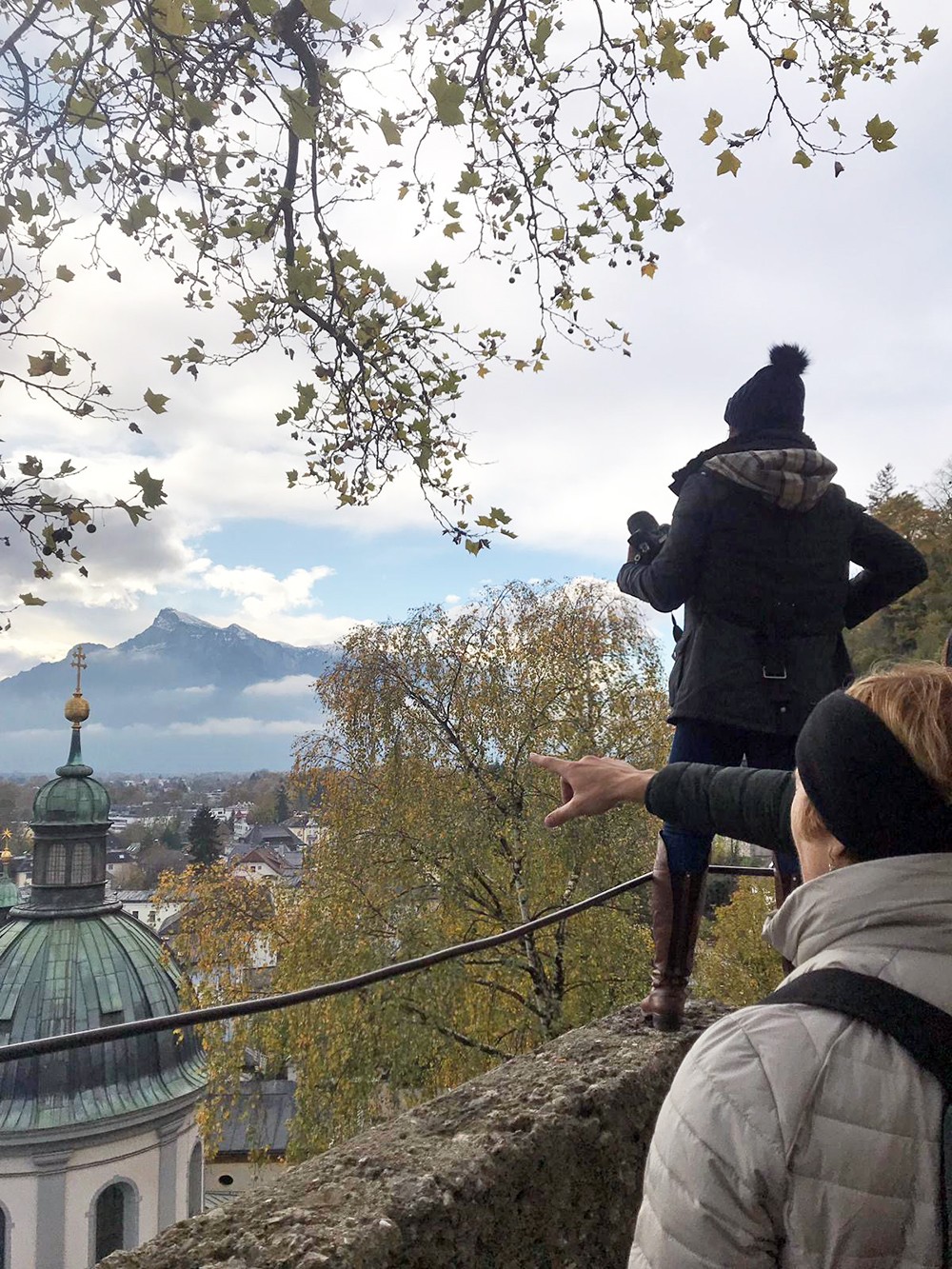 the Nonnberg Abbey Covent - Kelly and the View